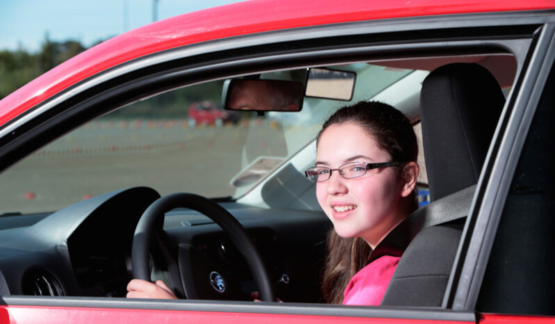 A Young Driver Gets Motoring